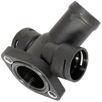 Abbildung von AERZETIX C66176 Kühlmittelflansch einbauseite: vorne, seitlich, zylinderkopf kompatibel mit Vw 074 121 132 heizung, mechanik