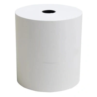 Abbildung von Exacompta Ref. 40867E Packung mit 5 Spulen für Kassenbon 80 x 73 mm 70 m 1 Thermo Falz 55 g/m² ohne Phenol Weiß