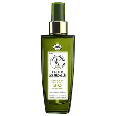 Abbildung von La Provençale Schönheitsöl für Gesicht und Körper, Haare, zertifizierte Bio Pflege, AOC Provence Olivenöl, alle Haartypen Hauttypen, auch empfindliche Haut, 100 ml
