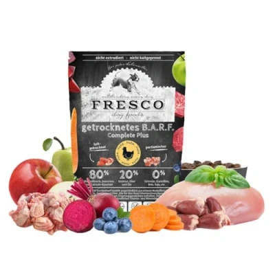 Abbildung von Fresco Dog Trockenbarf Complete Plus Huhn 1kg