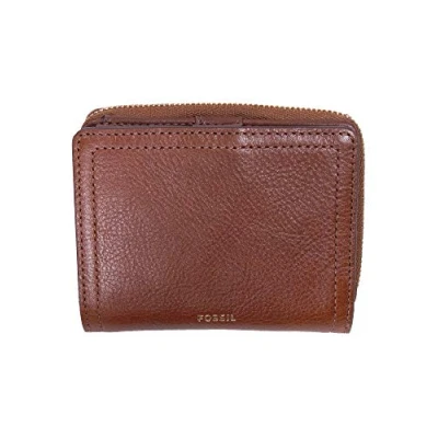 Abbildung von Fossil Geldbörse für Frauen Logan, Leder Multifunktion braun 11,1 cm L x 2,5 B 8,9 H SL7923200