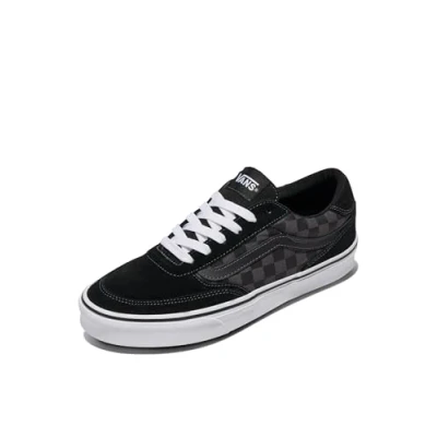 Abbildung von Vans Herren Brooklyn Ls Sneaker, Schachbrettmuster Schwarz/Grau, 42.5 EU