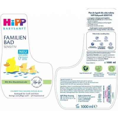 Abbildung von HiPP Babysanft Baby Shampoo, 6er Pack (6 x 200 ml)