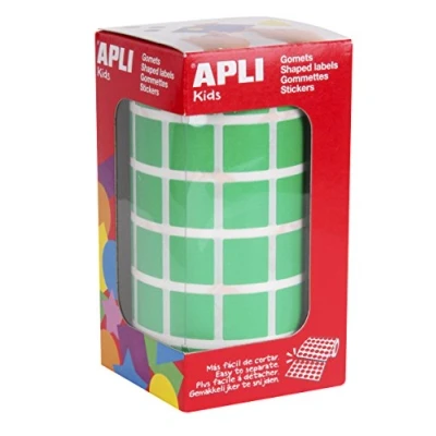 Abbildung von APLI Kids 12478 Rollo Gomets Quadratisch, 15 mm, Grün