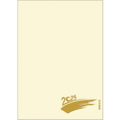 Abbildung von Foto Malen Basteln Bastelkalender A5 chamois 2025: Fotokalender zum Selbstgestalten. Aufstellbarer do it yourself Kalender mit festem Fotokarton und edler Folienprägung