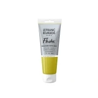 Abbildung von Lefranc Bourgeois 300631 Flashe Acrylfarbe &amp; Vinylfarbe, hochpigmentiert, elastisch, lichtecht, alterungsbeständig, matt, für den Innen Außenbereich, 80ml Tube Irisierendes Grün