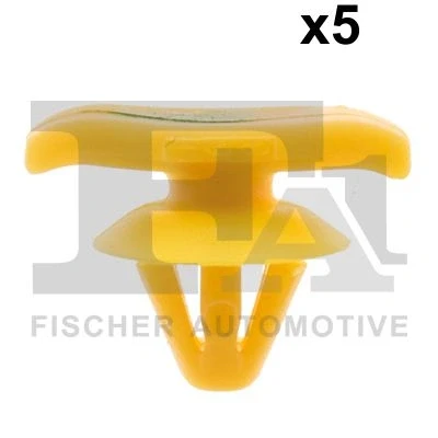 Abbildung von FA1 11 40105.5 Clip, Zier /Schutzleiste gelb VOLKSWAGEN: Passat B6 Variant, B5 GP Golf 7 Schrägheck, SKODA: Octavia 2 Combi, Roomster