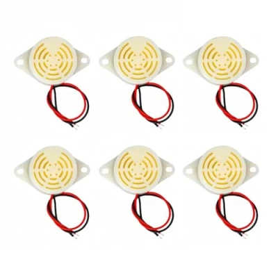 Abbildung von Taikuwu 6 Stück Elektronischer Summer, DC 3 24V Buzzer Alarm Piezo Sounder kontinuierlicher Sound Piepton