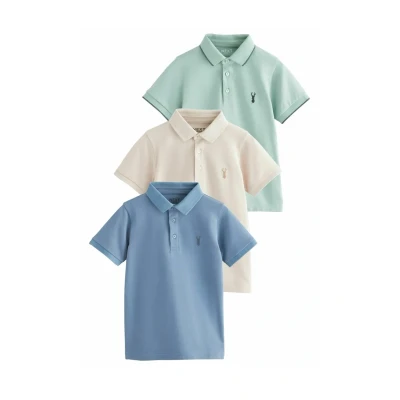 Abbildung von Next Poloshirt für Kinder, Größe: 158, Mineral green blue stone