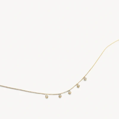 Abbildung von Halskette 3157YZI 585er Gelbgold mit zirkonia