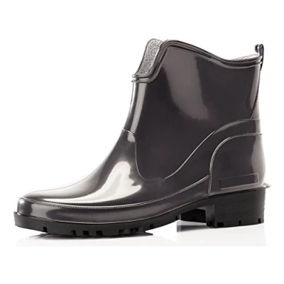 Abbildung von Ladeheid Gummistiefeletten LA 930 kurze Boots für Frauen Gummistiefel Damen wasserfest und bequem