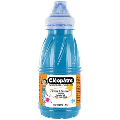 Abbildung von Cléopâtre Encre à dessiner Maltinte, Zeichentinte, Türkis, 250 ml