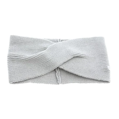 Abbildung von Calvin Klein Essential Twisted Headband Ohrenwärmer, Damen, Größe: One Size, Cement