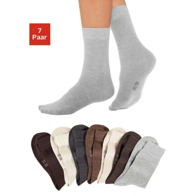 Abbildung von Lavana Basicsocken, (Packung, 7 Paar), mit druckfreiem Bündchen