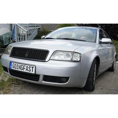 Abbildung von Waben Gitter Kühler Sport Front Rippen Grill ohne Emblem Schwarz Eintragungsfrei