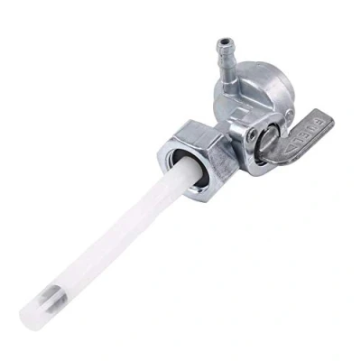 Abbildung von Keenso Motorrad Benzinhahn, Kraftstoff Ein/Aus Ventil Benzinhahn Schalter Kraftstofftank Schlauchhahn für 125cc CG 125 Motor