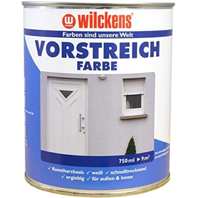 Abbildung von Wilckens Farben Grundierfarbe Vorstreichfarbe, Weiß matt, 750 ml