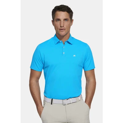 Abbildung von Meyer RORY Poloshirt, Herren, Größe: Large, Blau meliert