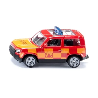 Abbildung von Siku Modellauto 1568 Land Rover Defender Feuerwehr