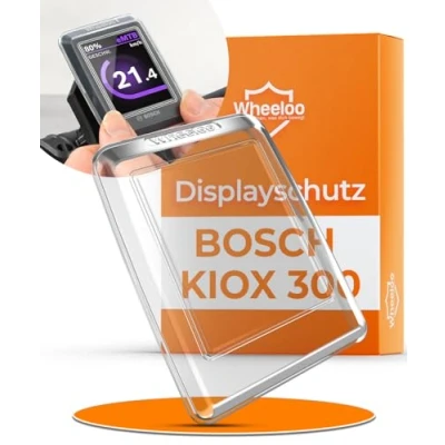 Abbildung von Wheeloo Bosch Kiox 300 Schutzhülle I Displayschutz für Ebike transparent &amp; wasserabweisend E Bike Display Schutz Zubehör