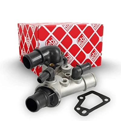 Abbildung von FEBI BILSTEIN 47929 Kühlwasserthermostat 80 mit Dichtung Gehäuse FIAT: Punto I Schrägheck