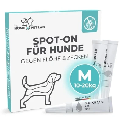Abbildung von Spot On Zecken und Floh Schutz für Hunde (M: 10 20 kg), Effektiver Zeckenschutz den Hund, 3 Monate Langzeitwirkung gegen