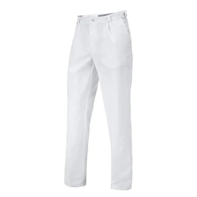 Abbildung von BP Med Trousers 1359 558 21 Herrenhose Bundfalten 65% Polyester, 35% Baumwolle Normale Passform Größe: 58n Farbe: weiß
