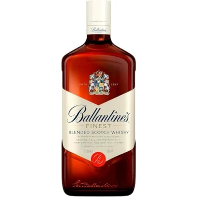 Abbildung von Ballantine&#039;s Finest Blended Scotch Whisky, Milder Blend aus schottischen Malt &amp; Grain Whiskys mit zartem Geschmack frischem Abgang, 1 L