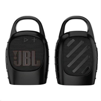Abbildung von GIOPUEY Hülle Kompatibel mit JBL Clip 5, Silikon Stoßfeste Schutzhülle, Ultradünn Case Cover, Kein Geruch, Schwarz