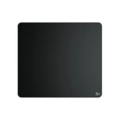 Abbildung von Glorious Gaming Elements FIRE Mousepad Glasbeschichtete Stoffoberfläche für Precision Speed &amp; Control, Gesteppte Ränder, Rutschfester Boden, (430 x 380 3mm) Schwarz