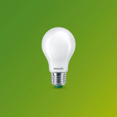Abbildung von Philips E27 LED Lampe A60 4W 840lm 2700K opal 6er Pack