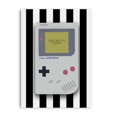 Abbildung von Nastami Geburtstagskarte lustige Karte Geburtstag Geschenk Freunde (GAMEBOY)