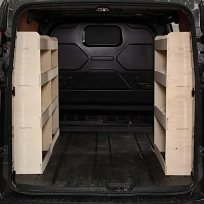 Abbildung von VANIFY Kompatibel mit Volkswagen Transporter T5 T6 L1 2003+ Fahrzeugeinrichtung Fahrzeugregale, dreifache Regaleinheit