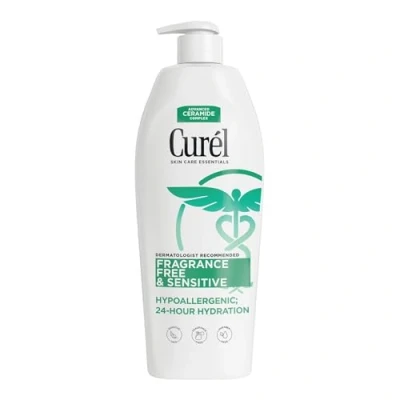 Abbildung von Curel Continuous Comfort 24 Hour Daily Moisturizing Lotion For Dry Skin Fragrance Free 385 ml (Lotionen)