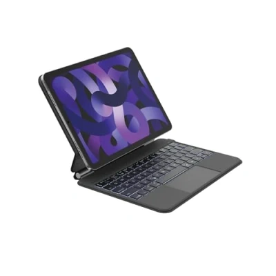 Abbildung von Belkin Pro Bluetooth Tastatur mit Hülle und magnetischem Ständer, iPad Tastatur, Multi Gesture Steuerung, Befestigung des Apple Pencil, QWERTZ, Multimedia Tasten für M4 11