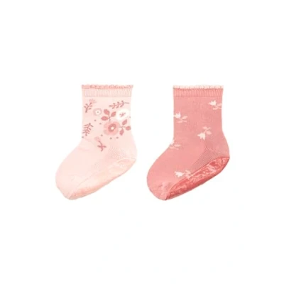 Abbildung von Sterntaler AIR Blumen 2ERPACK Socken für Kinder, Größe: 17/18, Zartrosa