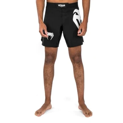 Abbildung von Venum Men&#039;s Light 5.0 Shorts, Schwarz/Weiß, XXL