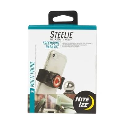Abbildung von Nite Ize FreeMount Car Mount Kit, STFD 01 R8, Schwarz, Silber