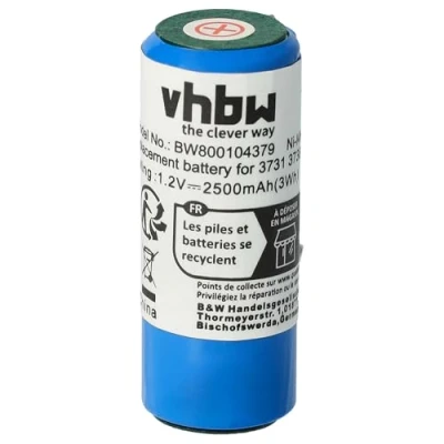 Abbildung von vhbw Akku kompatibel mit Braun Oral B Triumph, Vitality elektrische Zahnbürste (2500mAh, 1,2V, NiMH)