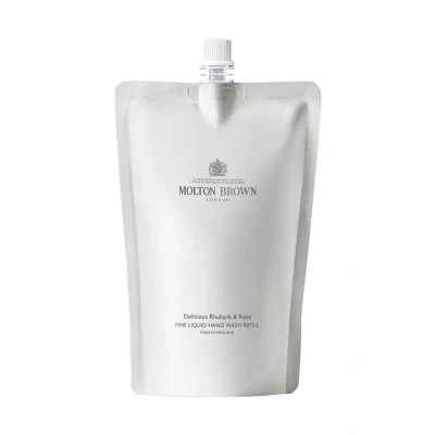 Abbildung von Molton Brown Delicious Rhubarb &amp; Rose feine flüssige Handseife Nachfüllpackung 400 ml