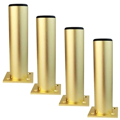 Abbildung von Qrity 250mm Höhe Möbel Beine Schrankfüße Aluminiumlegierung Küchenfüße Sofa Füße Metall Tischbeine Gold
