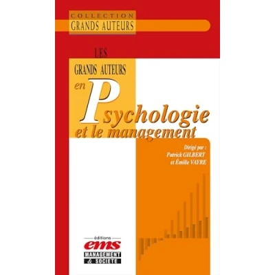 Abbildung von Les grands auteurs en psychologie et le management