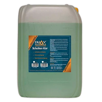 Abbildung von INOX® Scheiben Klar, 25L effektives Scheibenreiniger Konzentrat Glasreiniger für Autoscheiben
