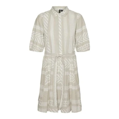 Abbildung von VERO MODA Vmdicthe 2/4 Short Volume Dress WVN Ga
