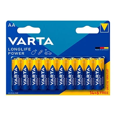 Abbildung von 20 Stück AA Batterien LR6 1,5 V Alkaline Varta High Energy 2023