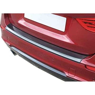 Abbildung von ABS Heckstoßstangenschutz kompatibel mit Citroën Berlingo Multispace/Peugeot Rifter/Opel Combo Tour (MPV) 2018 Karbon Look &#039;Ribbed&#039;