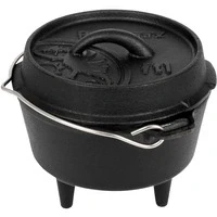 Abbildung von Petromax Feuerstelle Feuertopf ft1 mit Füßen 0,93 Liter Gusseisen 18 x 15