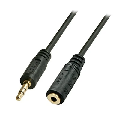 Abbildung von LINDY 3m 3.5mm schwarz Audio Kabel, 35653