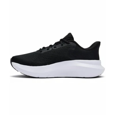 Abbildung von Under Armour Charged Rogue 5 Laufschuh Straße, Damen, Größe: 43, Black/white Schuhe