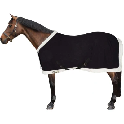 Abbildung von Harry&#039;s Horse Fleecedecke Purnkmodell mit Bauchlatz Schwarz 165/215